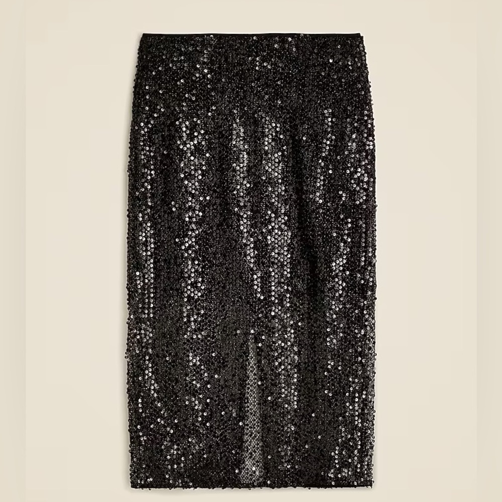 JCREW Collection Sequin midi skirt